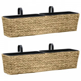 vidaXL Jardiniere, 2 buc., zambilă de apă 45580