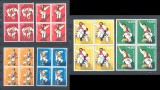 ROMANIA 1977. LP 945 Calusarii. Blocuri de 4 buc. Nestampilate