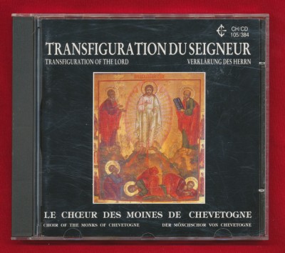 Schimbarea la Față a Domnului - Corul monastic al Abației Chevetogne - 1989 - CD foto