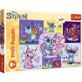 Puzzle Trefl Disney Stitch 300 piese, Cusatura Rasucita, 8+