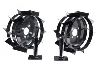 ProGARDEN Set 2 roti metalice 400x8 cu manicot 23mm foto