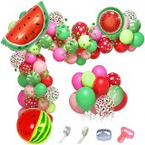 Set arcada baloane decorative Fructe din 160 piese, aranjament petrecere, calitate latex Extra, ANTADESIM