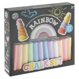 Set creta colorata, Grafix, Rainbow, 27 bucati