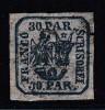 ROMANIA 1864 LP 13 PRINCIPATELE UNITE EMISIUNEA II-a 30 PARALE GUMA ORIGINALA, Nestampilat