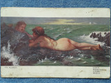 767. Nud intins / carte postala erotica circulata, Necirculata, Fotografie, Printata, Iasi