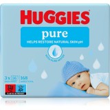 Huggies Pure servetele pentru curatare 3x56 buc