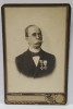 ROMANIA , DOMN IN TINUTA DE GALA , CU DOUA DECORATII LA PIEPT , FOTO CABINET , 1904