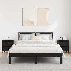 vidaXL Dulap de noapte 2 pcs Stejar negru 40 x 35 x 50 cm 871923