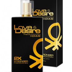 Parfum energizant Love Desire Gold men - 100ml