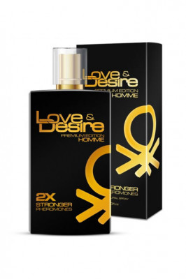Parfum energizant Love Desire Gold men - 100ml foto