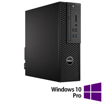 Workstation Refurbished Dell Precision 3420 SFF, Intel Core i7-6700 3.40 - 4.00GHz, 8GB DDR4, 256GB SSD + Windows 10 Pro foto