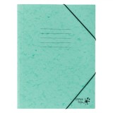 Mapă Office Style, 25.5x34.5 cm, Hartie, Elastic, Culoare Verde Mentă, Oem