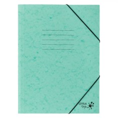 Mapă Office Style, 25.5x34.5 cm, Hartie, Elastic, Culoare Verde Mentă