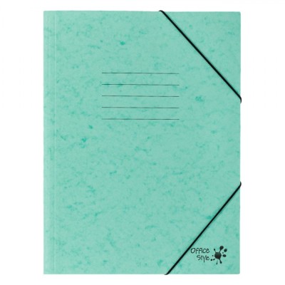 Mapă Office Style, 25.5x34.5 cm, Hartie, Elastic, Culoare Verde Mentă foto