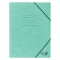 Mapă Office Style, 25.5x34.5 cm, Hartie, Elastic, Culoare Verde Mentă