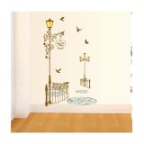 Cumpara ieftin Sticker Decorativ 3D Alee Monument Vintage, Autocolant Perete, Design Stradal Romantic, Usor Aplicare, Decoratiuni Casa, Calitate Superioara