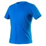 Tricou de lucru NEO HD+ albastru din bumbac, marimea S, stil urban