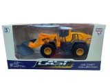 Excavator Jucarie Metalic, Plastic, Galben, WGT Car, Die Cast Collection, Plug Zapada, Baieti/Fete 3+ ani
