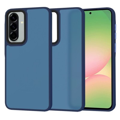 Husa Samsung A56 5G a566 Silicon Techsuit Halofrost Albastru Fumuriu foto