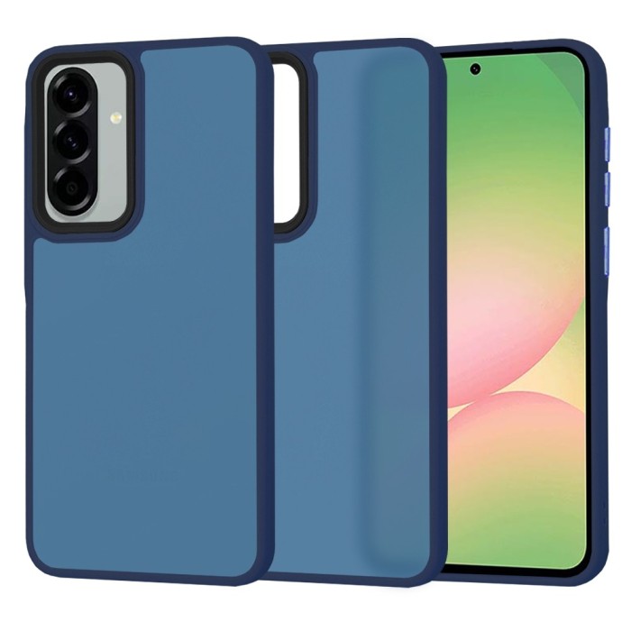 Husa Samsung A56 5G a566 Silicon Techsuit Halofrost Albastru Fumuriu
