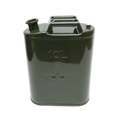 Canistra metalica, 10 L, cu dop insurubabil foto