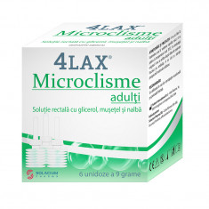 Microclisme pentru adulti 4Lax, 6 unidoze, Solacium