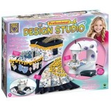 Set Creativ cu Masina de Cusut pentru Copii, Confectioneaza 2 Cutii de Depozitare, Multicolor, CMCLASS