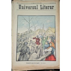 Revista Universul Literar nr.8/1898 pe coperta Tulburarile agrare din Ungaria
