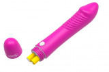 Vibrator Bolt 12 Moduri Vibratii Roz 17 cm Guilty Toys