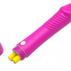 Vibrator Bolt 12 Moduri Vibratii Roz 17 cm Guilty Toys