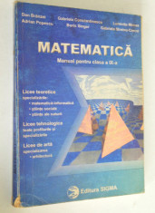 Matematica manual pentru clasa IX -a 1999 foto