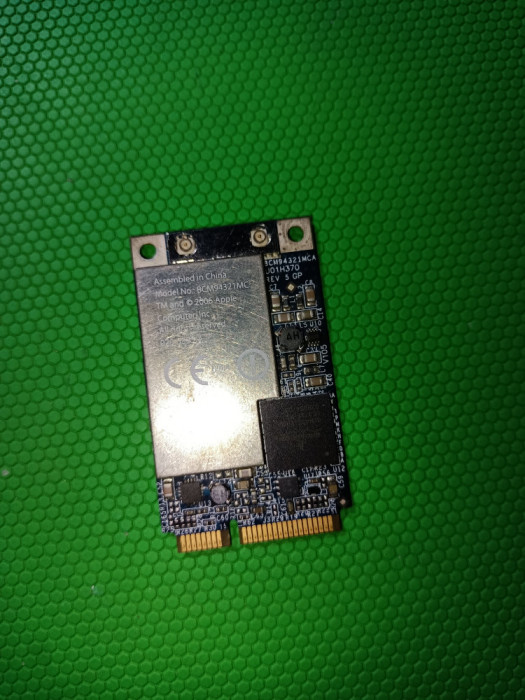 Placa de retea wlan mini PCIe Apple Broadcom BCM94321MC 300mbps 802.11b/g/n