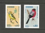Andorra (Fr) 1974 - Păsări, serie neuzata