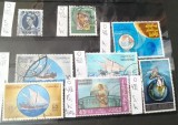 Lot Kuweit - Elisabeta a II-a 1R, Corăbii Dhow, Satelit Telecomunicații, Palestinian Commandos, Ștampilate, 8v -A333, Stampilat