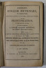 JOHNSON &#039;ENGLISH DICTIONARY , IN MINIATURE , 1851