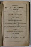 JOHNSON &#039;ENGLISH DICTIONARY , IN MINIATURE , 1851