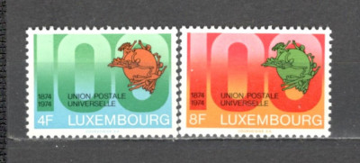 Luxemburg.1974 100 ani UPU ML.91 foto
