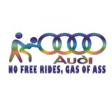 Cumpara ieftin Sticker Audi No Free Rides, Gas Or Ass
