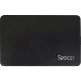 Rack ext. HDD/SSD 2.5&quot; Spacer USB 3.0 negru