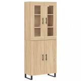 Cumpara ieftin Dulap inalt, stejar sonoma, 69,5x34x180 cm, lemn compozit