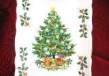 TAVA PLATOU PORTELAN ENGLEZESC ROYAL PARK STAFFORDSHIRE ANGLIA DECOR DE IARNA CU BRAD DE CRACIUN 32 CM
