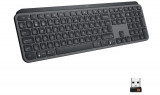 Tastatura Wireless Logitech MX Keys, QWERTZ Layout German, negru grafit - RESIGILAT