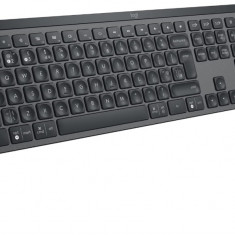 Tastatura Wireless Logitech MX Keys, QWERTZ Layout German, negru grafit - RESIGILAT