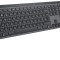 Tastatura Wireless Logitech MX Keys, QWERTZ Layout German, negru grafit - RESIGILAT
