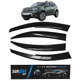 Paravanturi Duster 2 Sunplex Originale Dacia Duster 2017-2019 - Calitate A+, Montaj Rapid, Protectie Vant si Ploaie