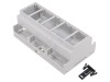 HAMMOND Carcasa sina DIN 9 module PPO gri deschis UL94-V0 1597DIN9MDH53