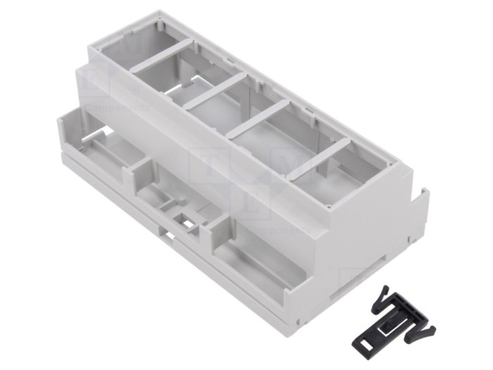 Carcasă pentru șină DIN 9 module