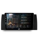 Navigatie BMW Seria 5 E39 / X5 E53 / Seria 7 E38 4GB RAM Android 13 Octacore Slot Sim 4G DSP GPS Wi-FI Carplay Android Auto USB Bluetooth Waze Touchsc