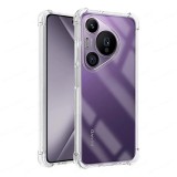 Husa Huawei Pura 70 Pro Techsuit Shockproof Clear Silicone, transparenta