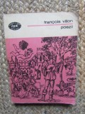 Poezii - Francois Villon - Editura Minerva, 1983, BPT (Biblioteca Pentru Toti), Limba Romana, Poezie
